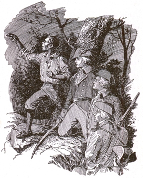 Pompey guiding General Wayne