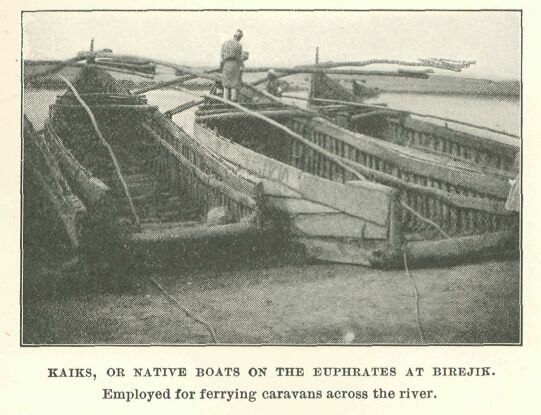 297.jpg Kaiks, Or Native Boats on the Euphrates At Birejie. 