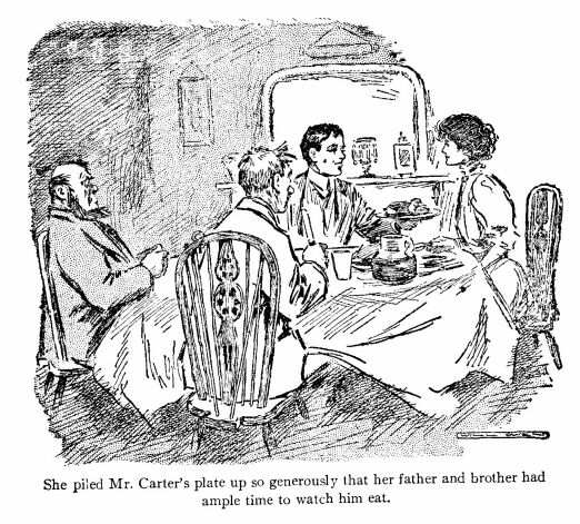 ‘She Piled Mr. Carter’s Plate up So Generously That Her Father and Brother Had Ample Time at Their Disposal to Watch Him Eat.’ 