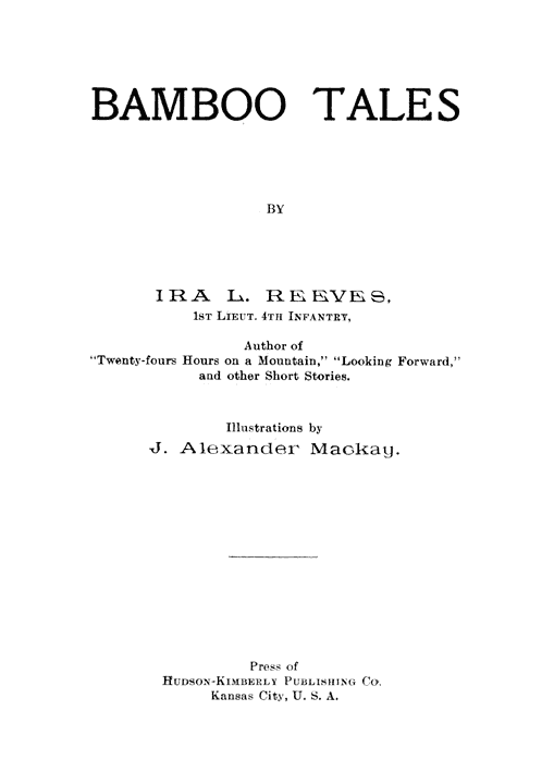 Original Title Page.