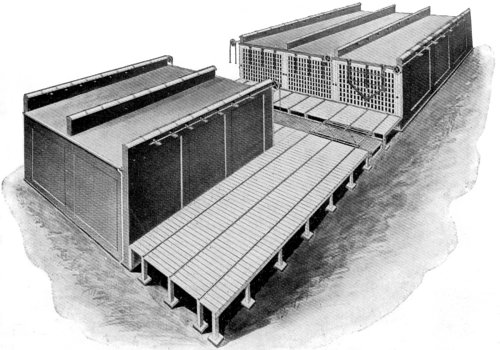 Exterior View of Five Pocket Dry Kilns