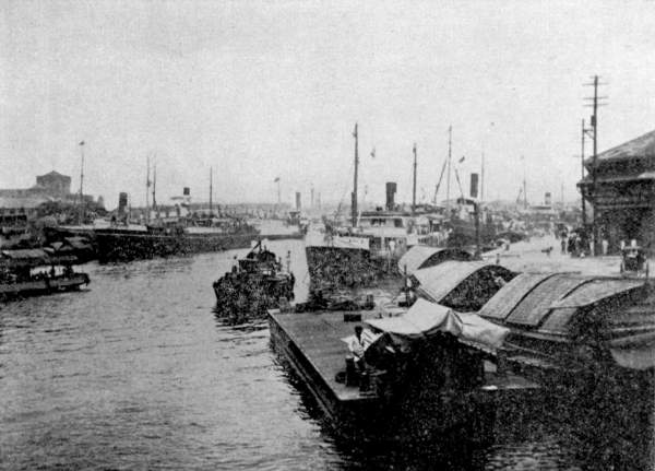 PASIG RIVER, PART OF THE HARBOR OF MANILA.