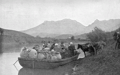 A FERRY-BOAT ON MARKET DAY.