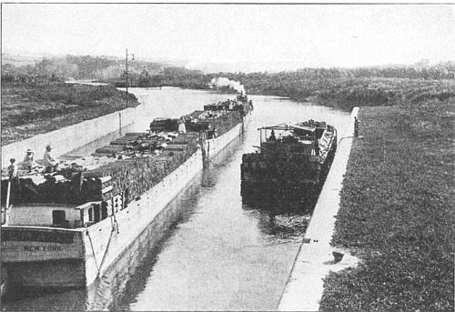 Along the Erie Canal, part of the National Highway to the West.