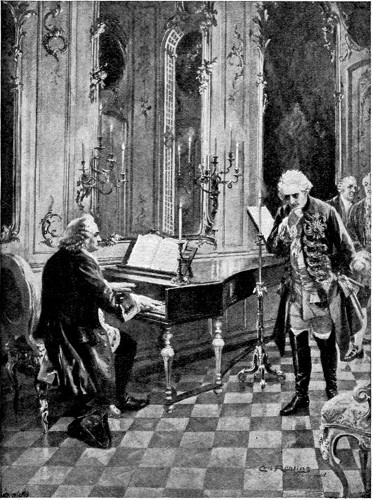 "FREDERICK THE GREAT AND SEBASTIAN BACH."

From the Picture by Carl Röhling.

By permission of the Berlin Photographic Company, 133, New Bond Street,
London, W.

Copyright, 1901, by Photographische Gesellschaft.