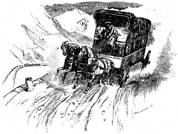 CROSSING MONT CENIS (1861).