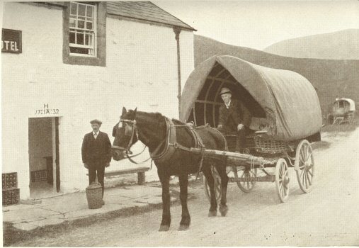 The Gypsy’s Parson on the Road.  Photo. Fred Shaw