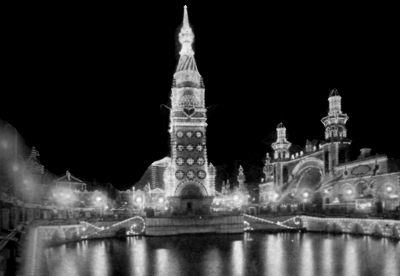 Luna Park, Coney Island, studded with 60,000 incandescent filament lamps