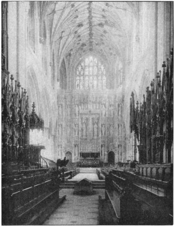 THE CHOIR, LOOKING EAST.