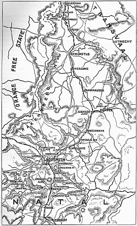 Map of Northern Natal. Scale 15 Statute Miles to the
Inch.