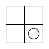 Diagram representing x prime y prime does not exist