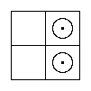 Diagram representing y prime exists with and without x