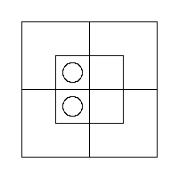 Diagram representing y m does not exist