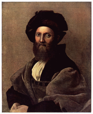 PLATE IX.—RAPHAEL

PORTRAIT OF BALDASSARE CASTIGLIONE

Louvre, Paris