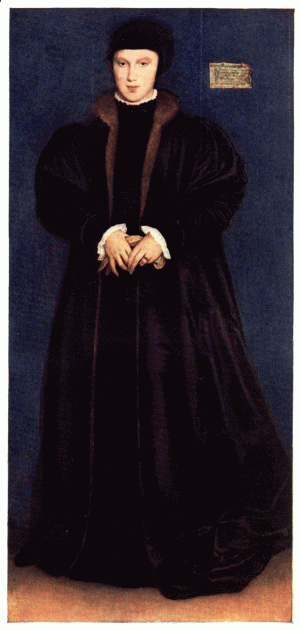 PLATE XXXIII.—HANS HOLBEIN

PORTRAIT OF CHRISTINA, DUCHESS OF MILAN

National Gallery, London