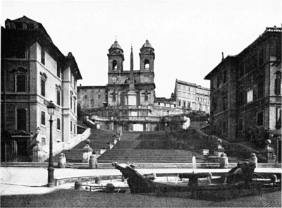 SPANISH STEPS, PIAZZA TRINIT DEI MONTI, ROME
