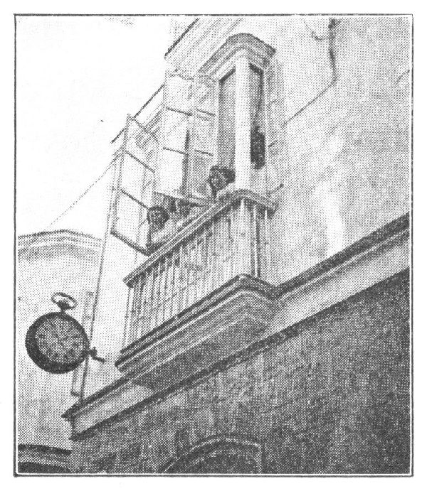 GIRL-DRAPED BALCONIES